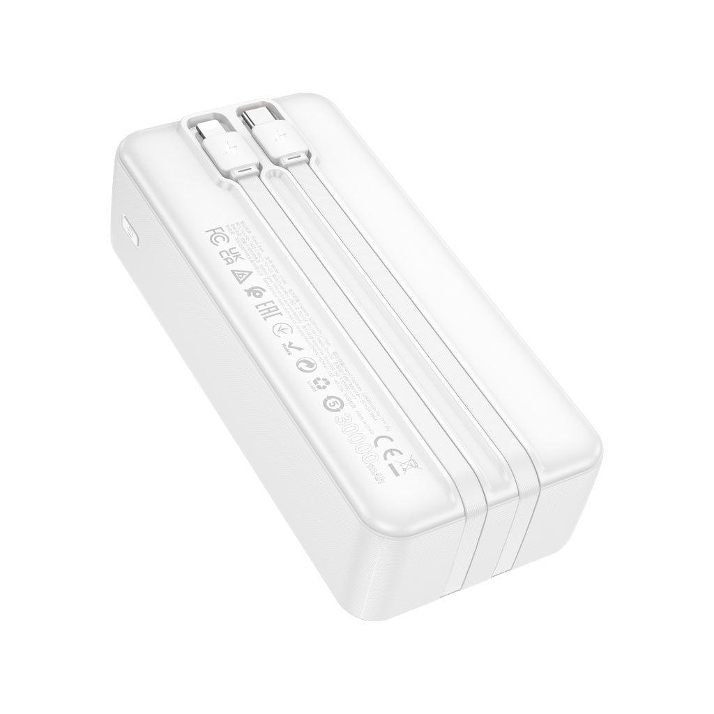 Внешний аккумулятор (Power Bank) Hoco J118B, 30000мAч, белый