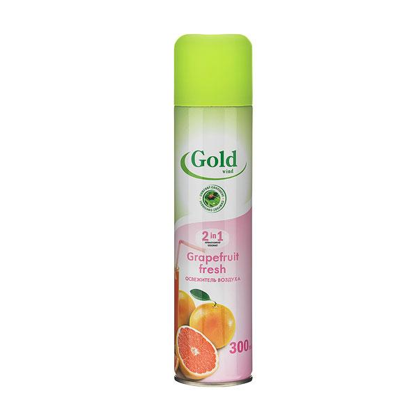 Освежитель воздуха Gold Wind Grapefruit fresh 2 в 1 300 мл., баллон