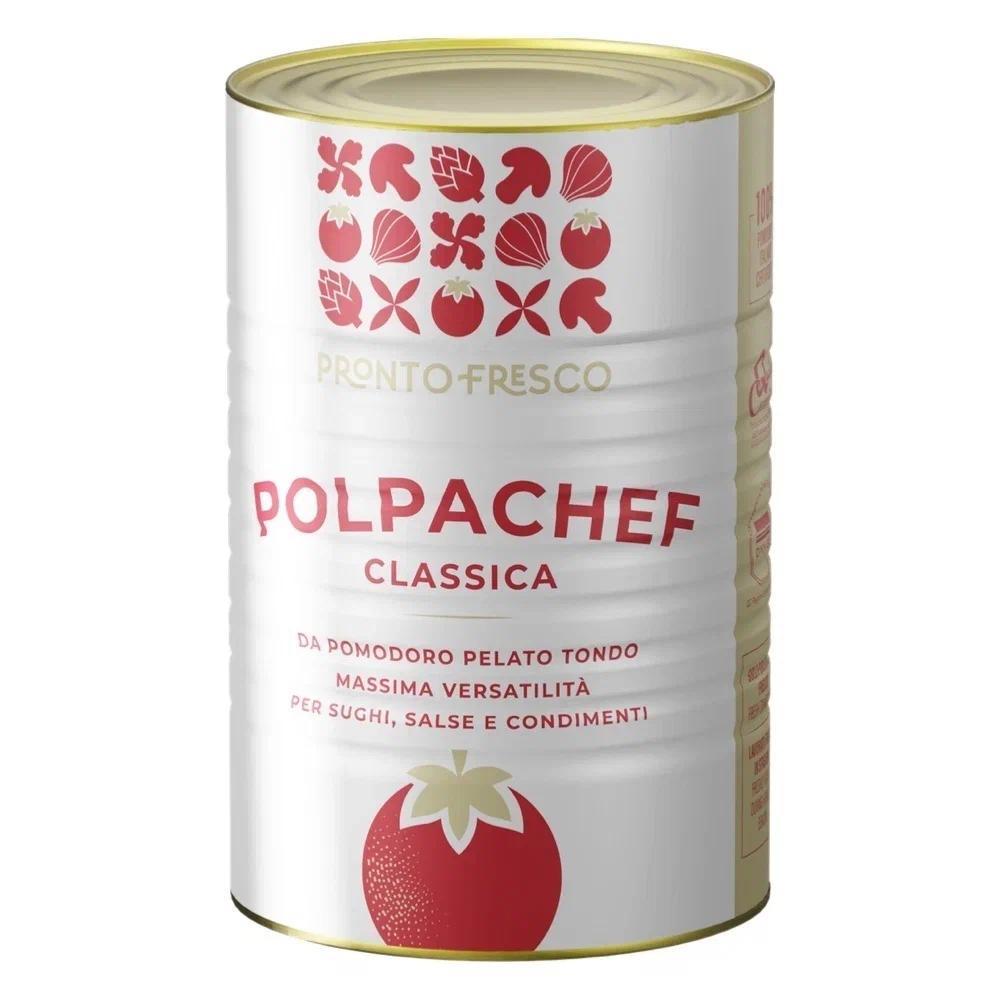 Томаты Greci Pronto Fresco Polpachef Мелконарезанные 2,5 кг., ж/б