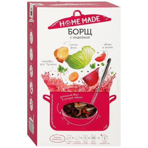 Набор для супа Русский Продукт Борщ с индейкой, 120 гр., картон