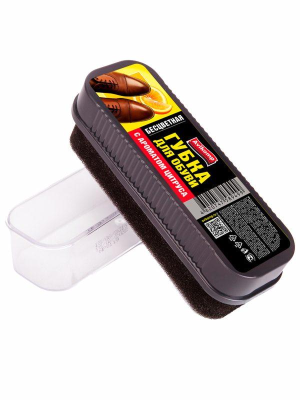 Губка для обуви Avikomp Clean Shoes с ароматом цитруса бесцветная 12х4х4,5 см.