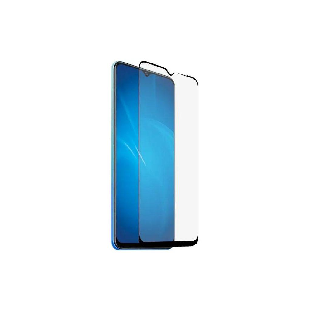 Защитное стекло для экрана DF vColor-21 для Vivo Y53s 4G/Y31/Y31s 2.5D, 1 шт, черный [df vcolor-21 (black)]