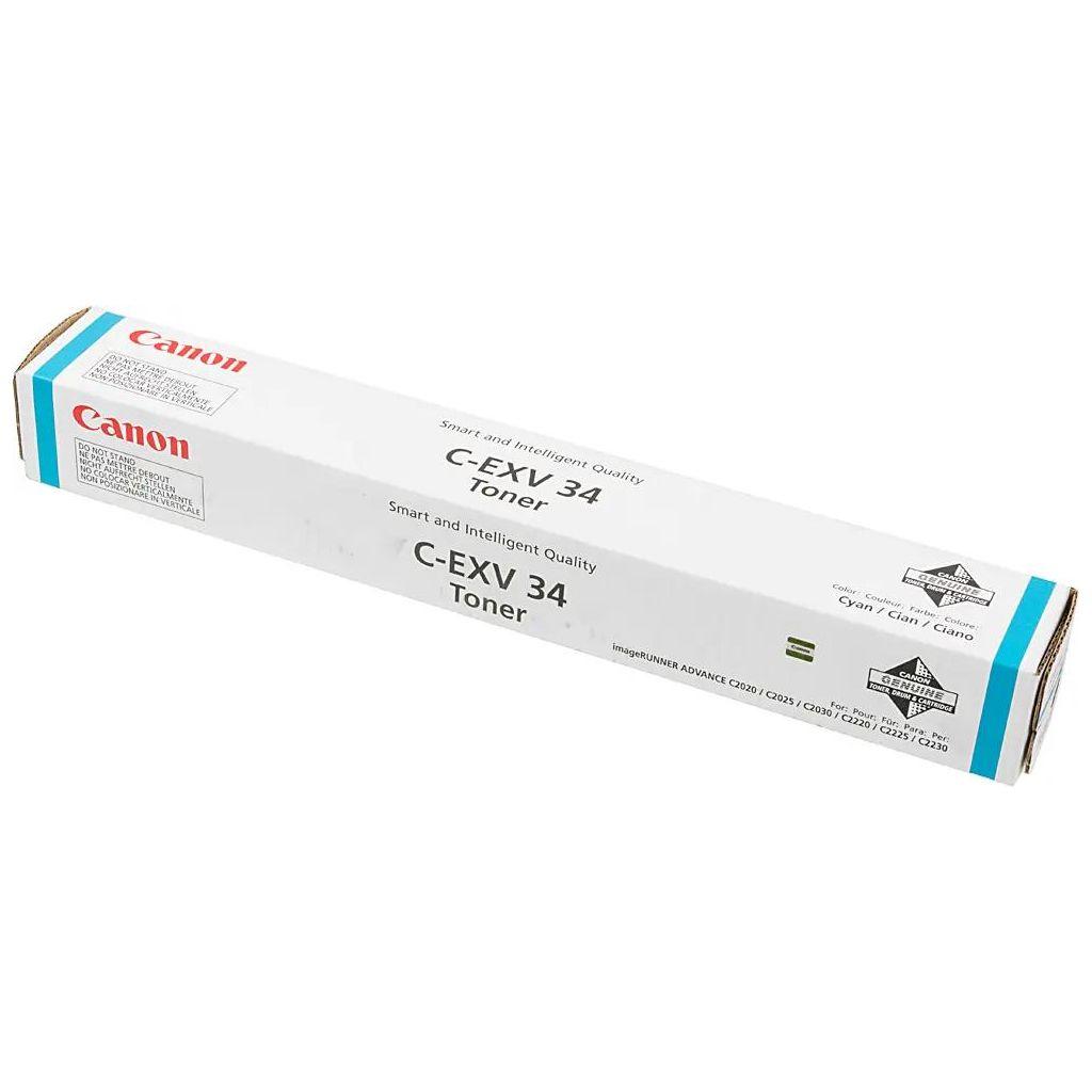 Картридж Canon C-EXV34C, голубой / 3783B002