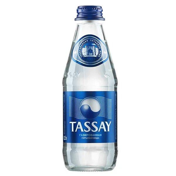 Вода газированная Tassay минеральная Казахстан 500 мл., стекло