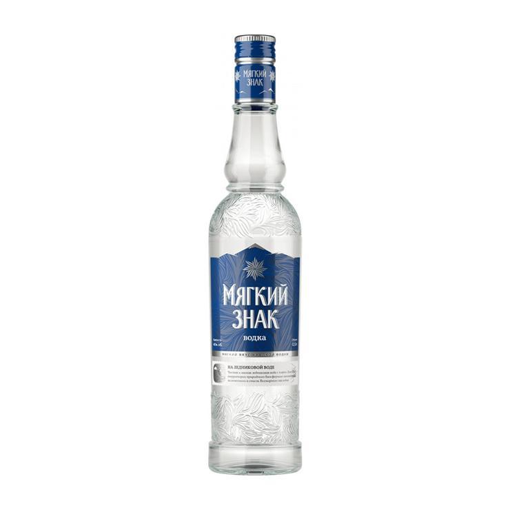 Водка Мягкий знак Классическая 40% 0,5л (Питейный Дом) :12