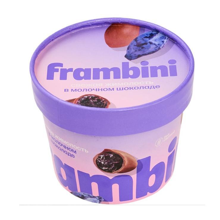 Жимолость Frambini в молочном шоколаде 130 гр., пластиковое ведро