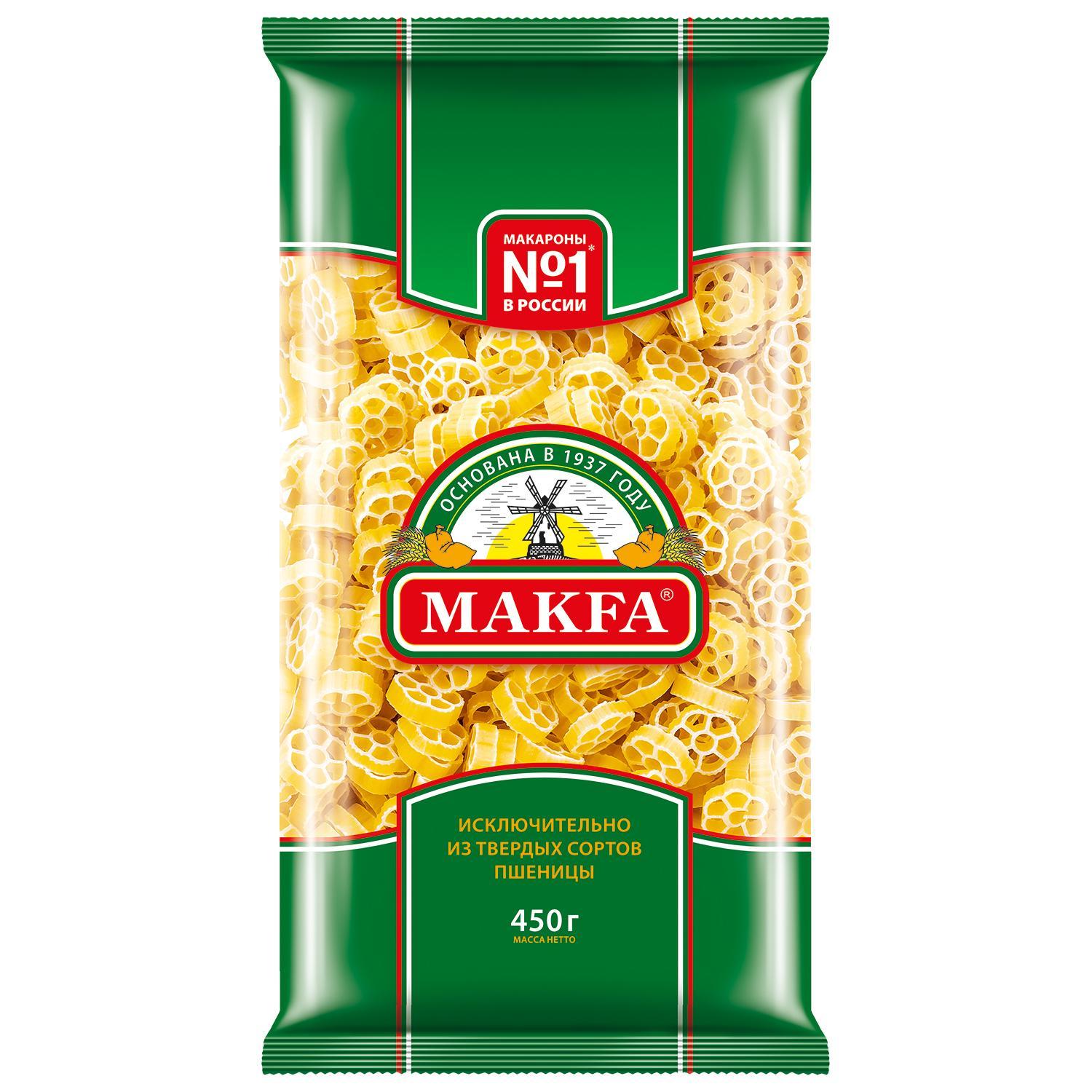 Макаронные изделия Makfa цветочки 450 гр., флоу-пак