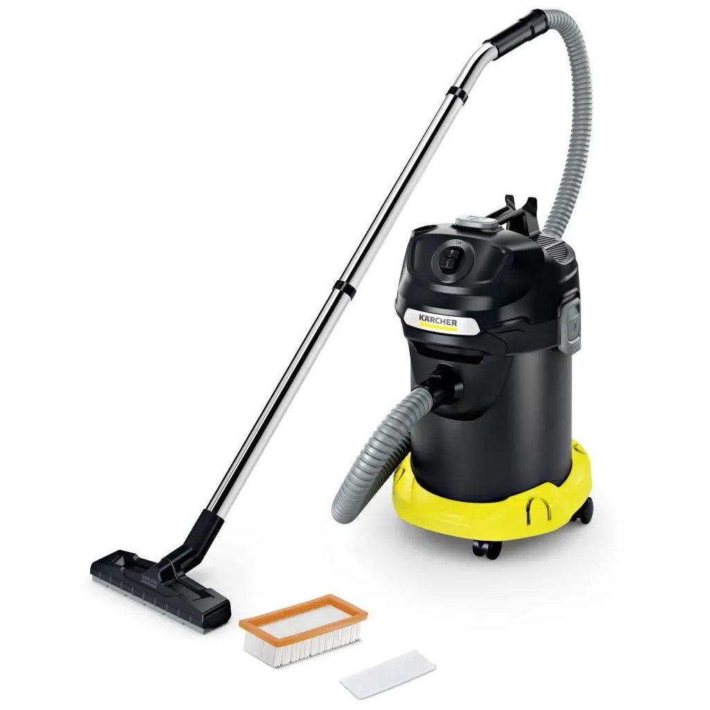 Пылесос для сбора золы и сухого мусора KARCHER (КЕРХЕР) AD 4 Premium, 600 Вт, металлический контейнер, 1.629-731.0