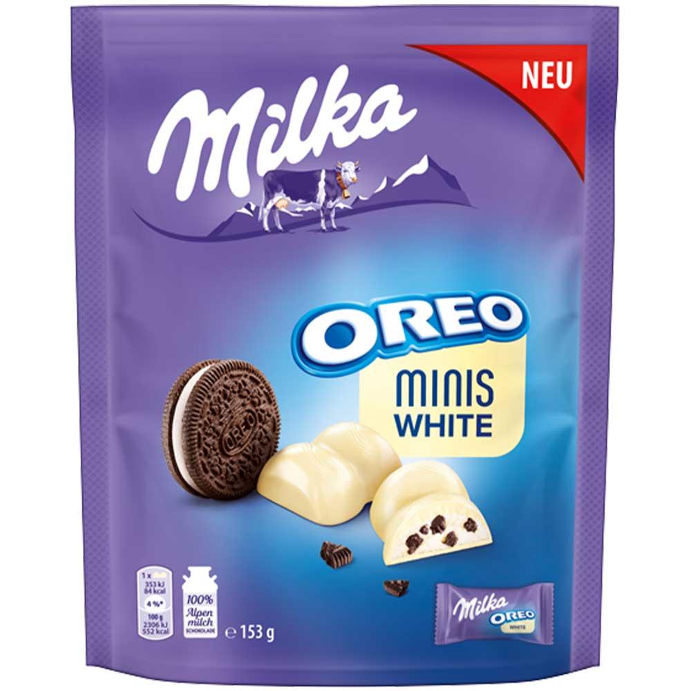 Конфеты Milka Oreo Minis White 153 гр., дой-пак