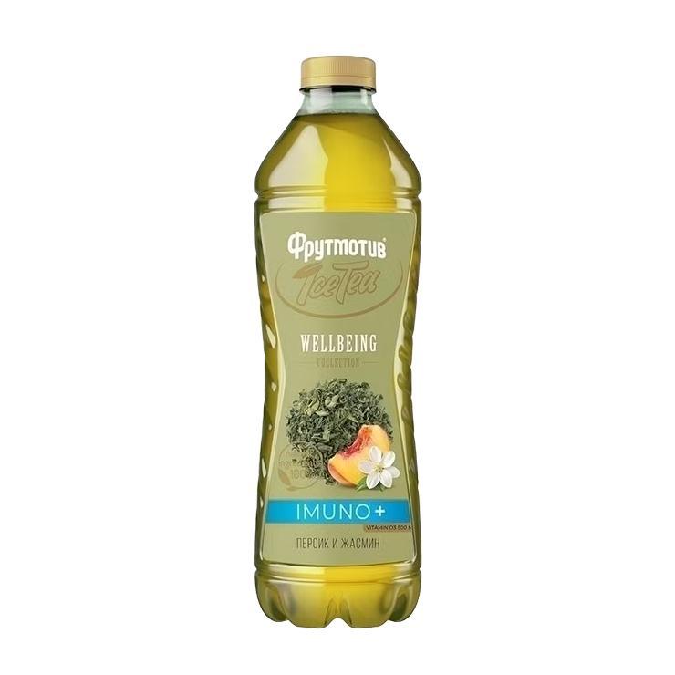Чай холодный IceTea Фрутмотив зелёный персик жасмин 1,5 л., ПЭТ