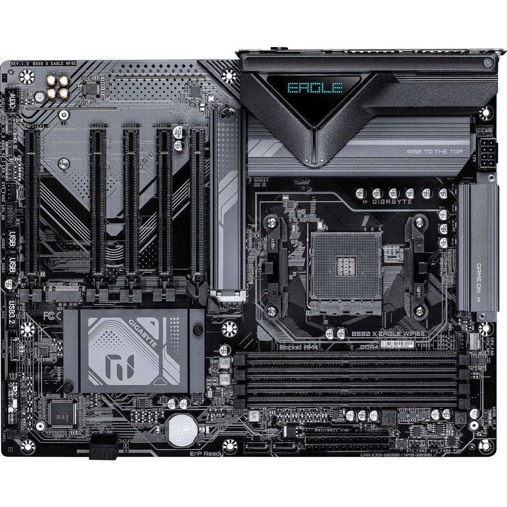Материнская плата Gigabyte B550 X EAGLE WF6E, Socket AM4, AMD B550, ATX, Ret
