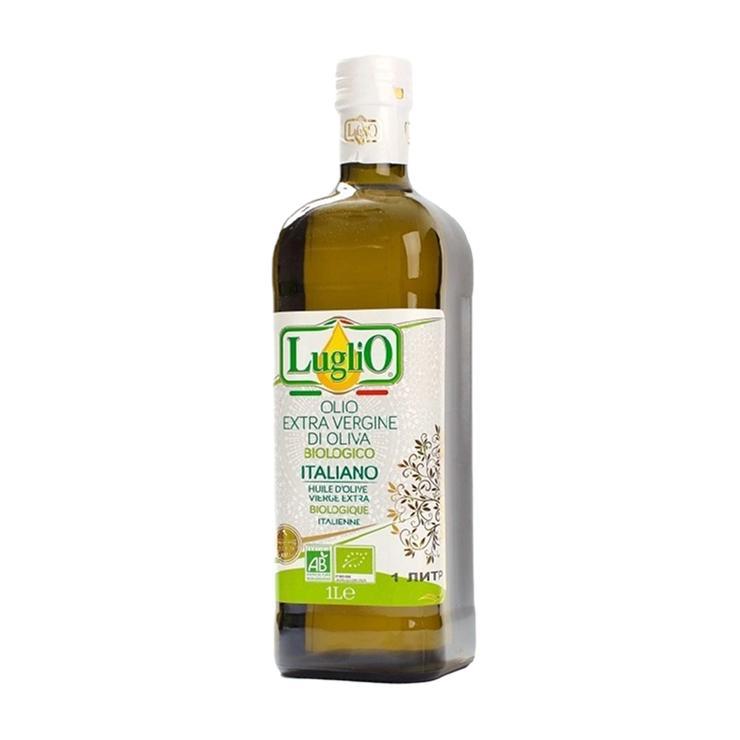 Масло оливковое LugliO extra vergine organic 1 л., стекло
