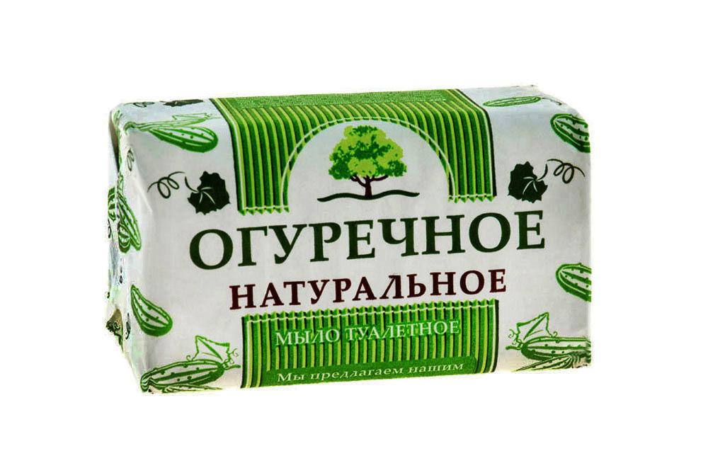 Мыло Рецепты Чистоты Огуречное 180 гр., бумага