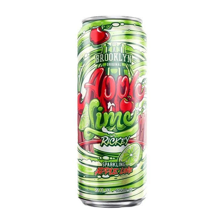 Чай холодный Arizona Rickey яблоко лайм 650 мл., ж/б
