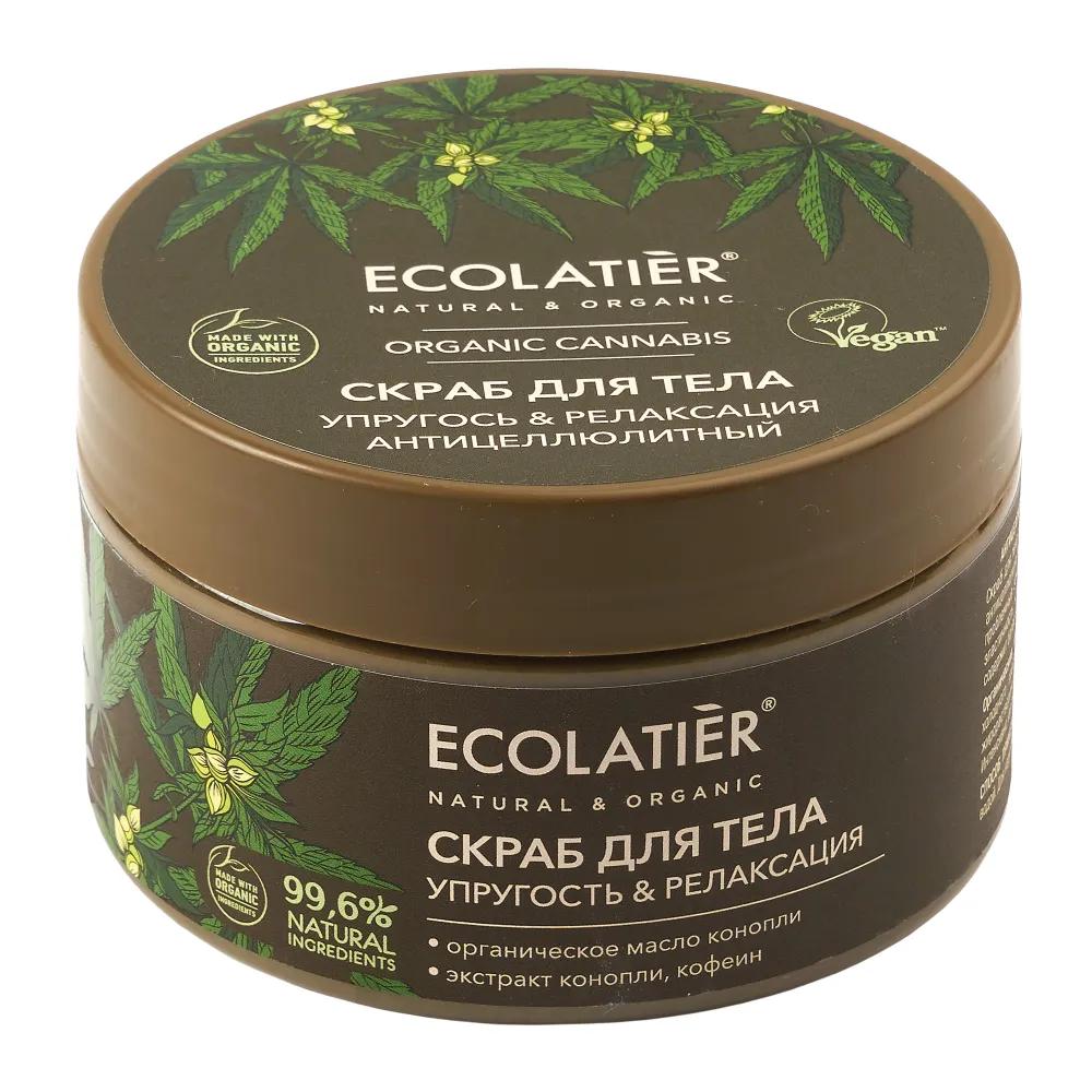 Антицеллюлитный скраб для тела Ecolatier Упругость и Релаксация Green 300 гр., ПЭТ