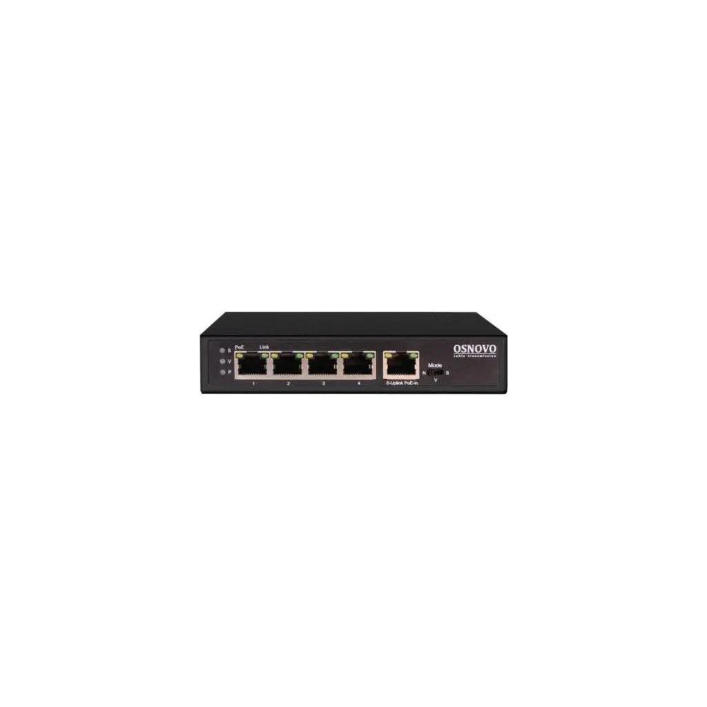 Коммутатор OSNOVO SW-8050/D, неуправляемый, 5 RJ-45, 1000 Мбит/с