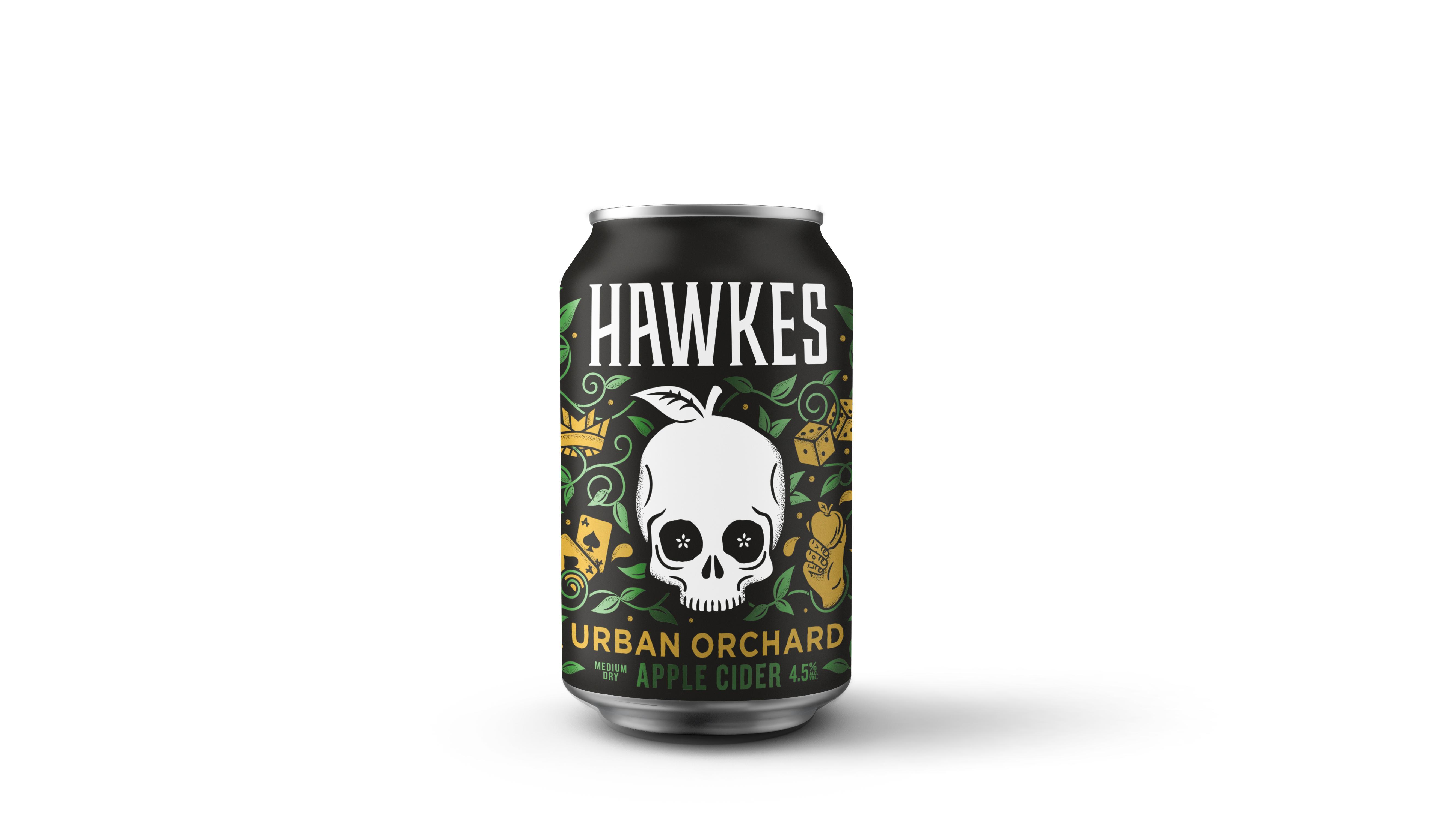 Сидр Brewdog Hawkes Urban Orchard полусухой 4.5%, 330 мл., ж/б