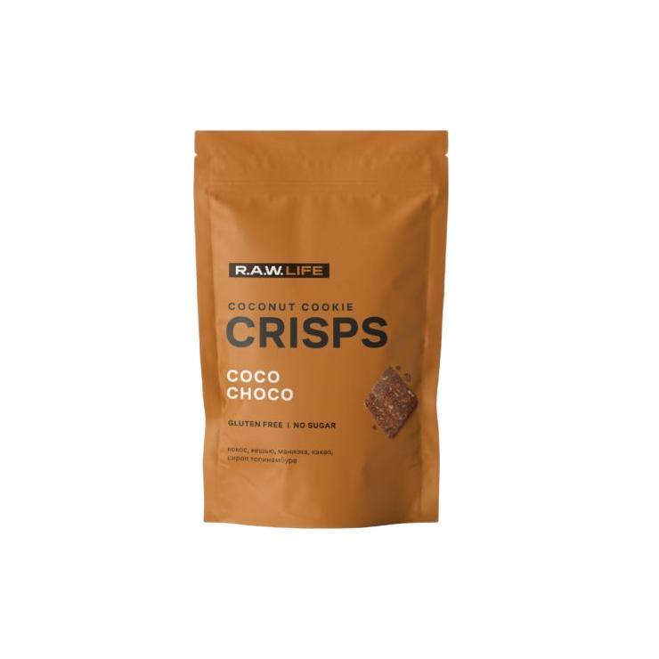 R.A.W. LIFE Печенье Crisps кокос шоколад 35г*1