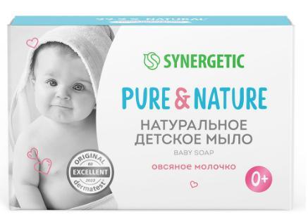 Мыло детское Synergetic Овсяное молочко 90 гр., картон
