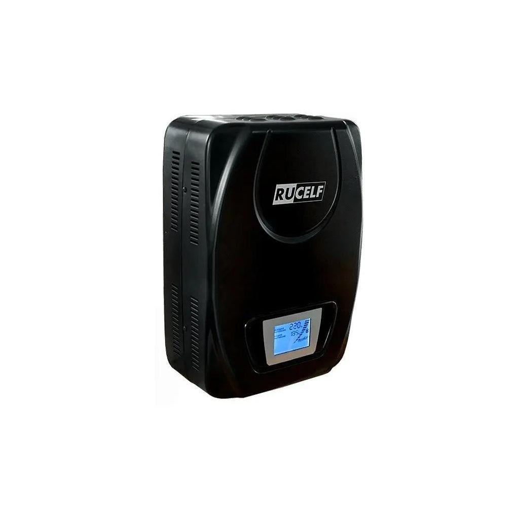 Стабилизатор напряжения RUCELF SDW.II-6000-L, 5кВт черный [sdwii-6000-l]