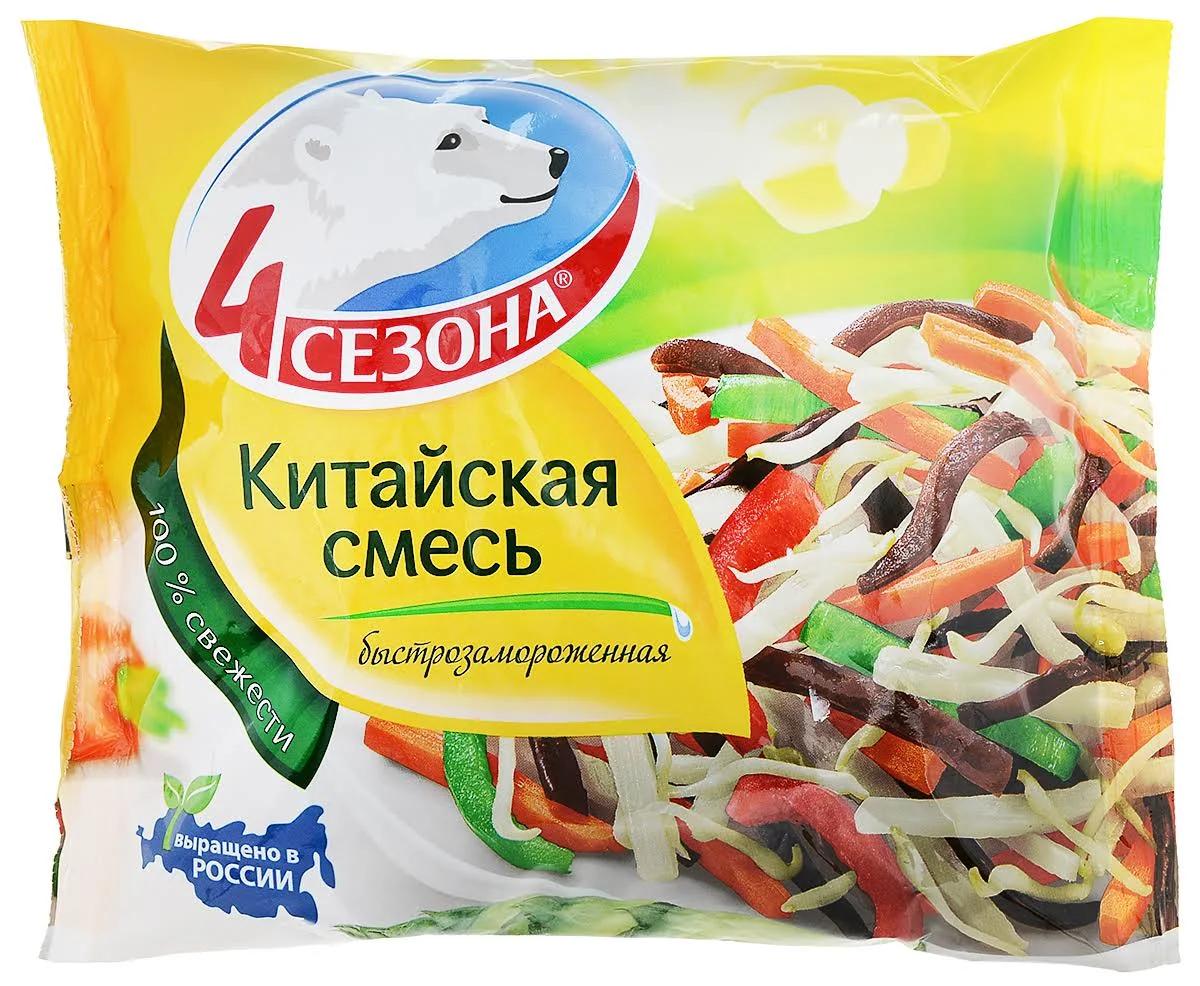 Смесь овощная 4 Сезона Китайская 400 гр., флоу-пак