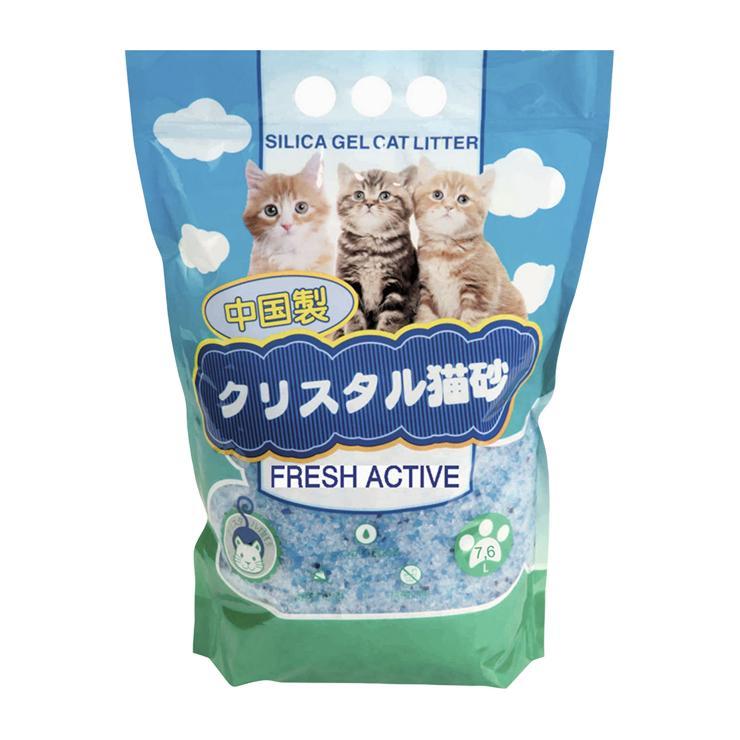 Наполнитель для кошачьего туалета Hakase Arekkusu Fresh Active силикагелевый 7,6 л., дой-пак