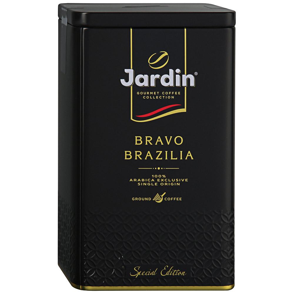Кофе молотый Jardin Bravo Brazilia натуральный жареный, 250 гр., дой-пак
