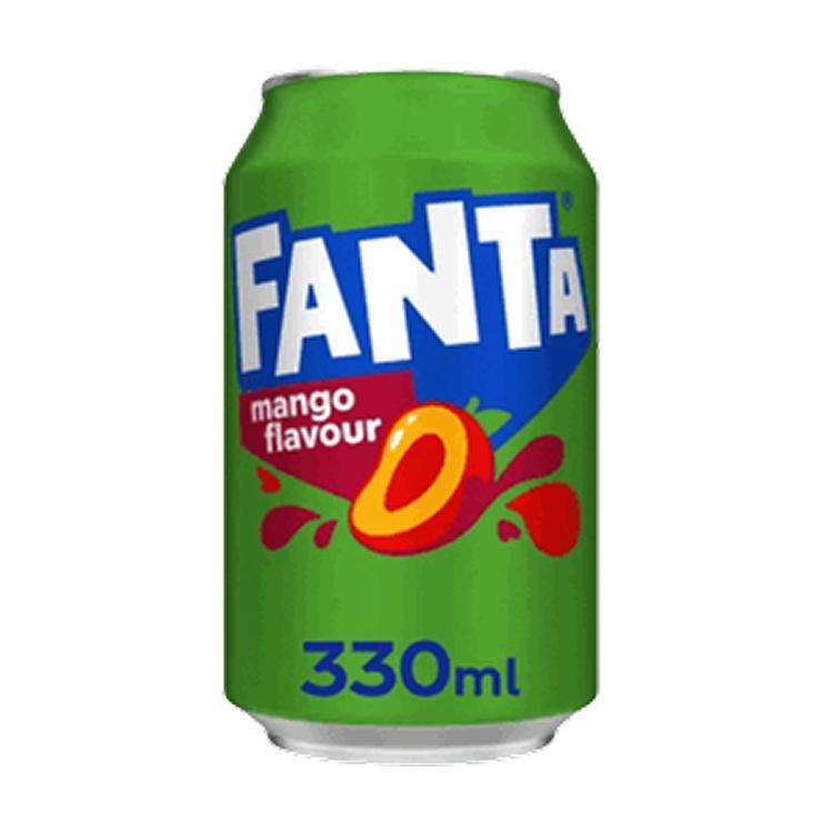 Напиток газированный Fanta Mango Великобритания 330 мл., ж/б
