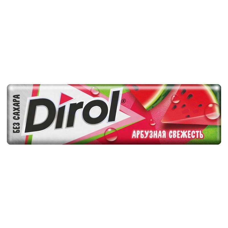 Жевательная резинка Dirol арбузная свежесть 13,6 гр., обертка
