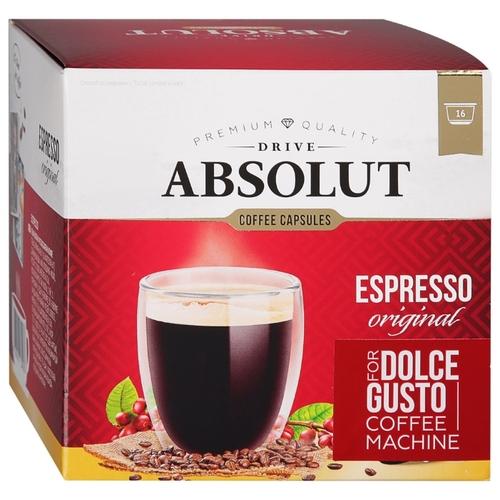 Кофе Nescafe Absolut Drive Эспрессо 16 капсул 270 гр., картон
