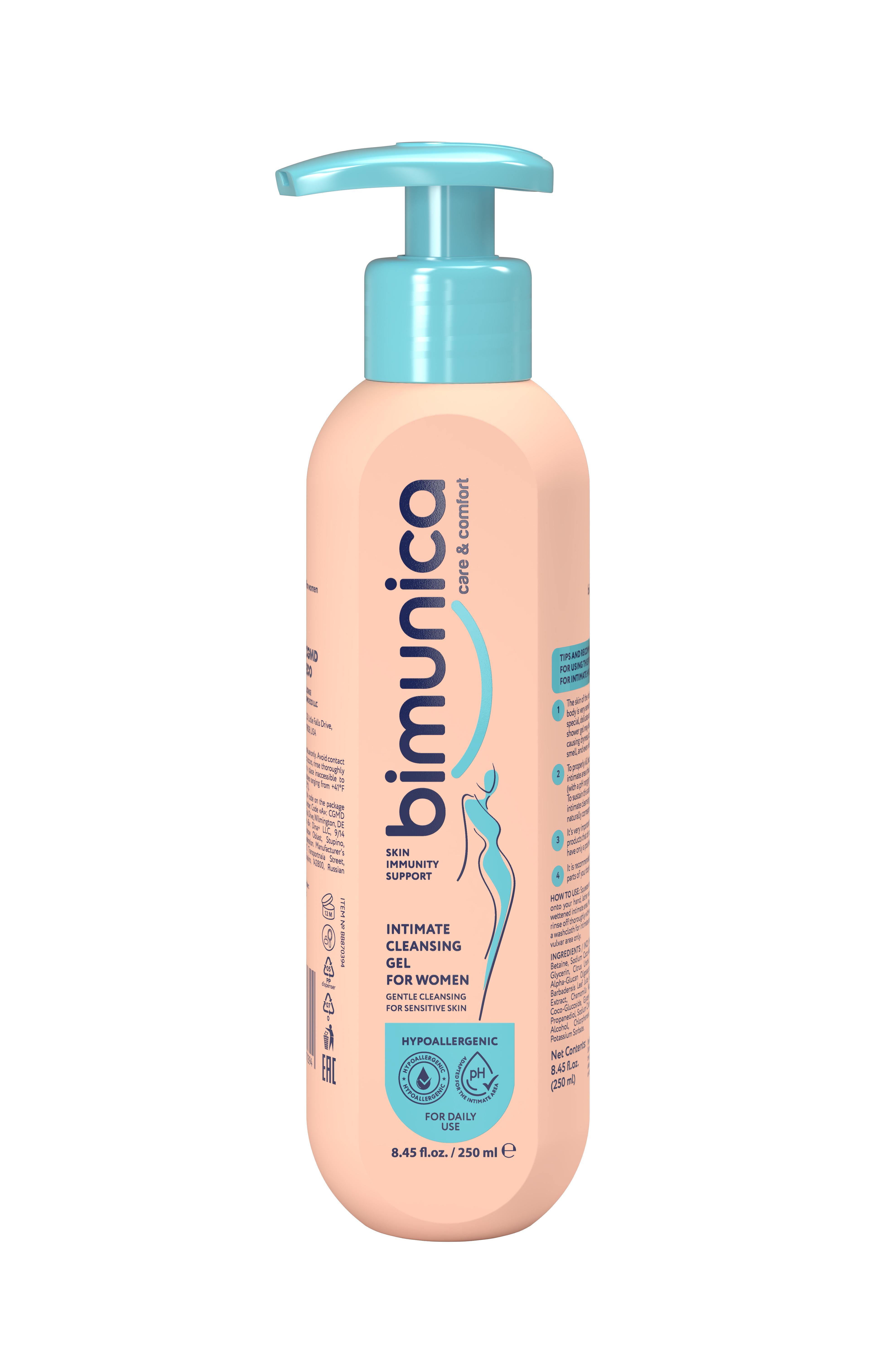 Гель для интимной гигиены Bimunica 250 мл., ПЭТ