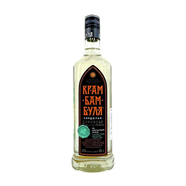Спиртной напиток настойка КРАМБАМБУЛЯ Сердитая горькая 40% Беларусь 500 мл., стекло