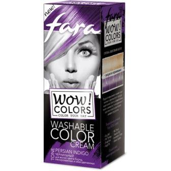 Крем для волос Fara Wow Colors оттеночный тон чернильный 80 мл., картон
