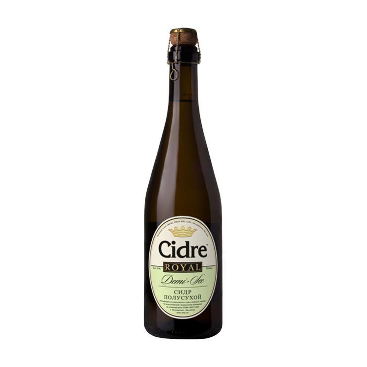 Сидр Cidre Royal яблочный полусухой 5% 750 мл., стекло