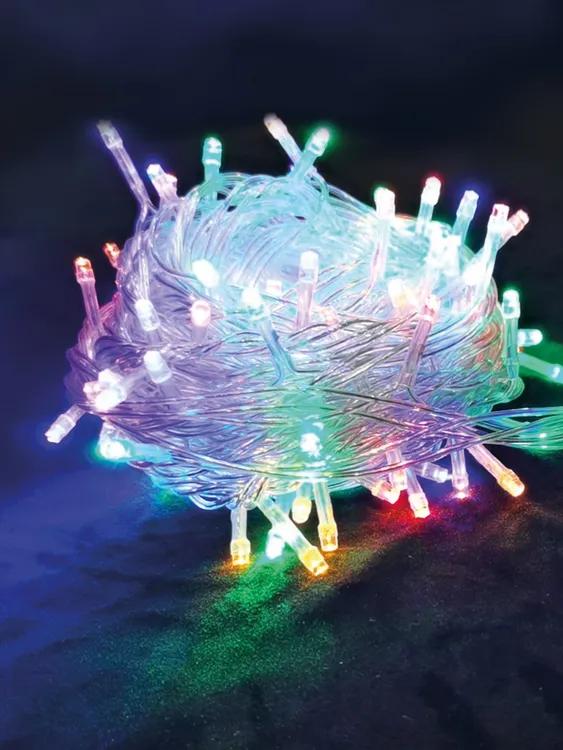 Светодиодная гирлянда Космос 100 LED RGB 6,5 м., картон