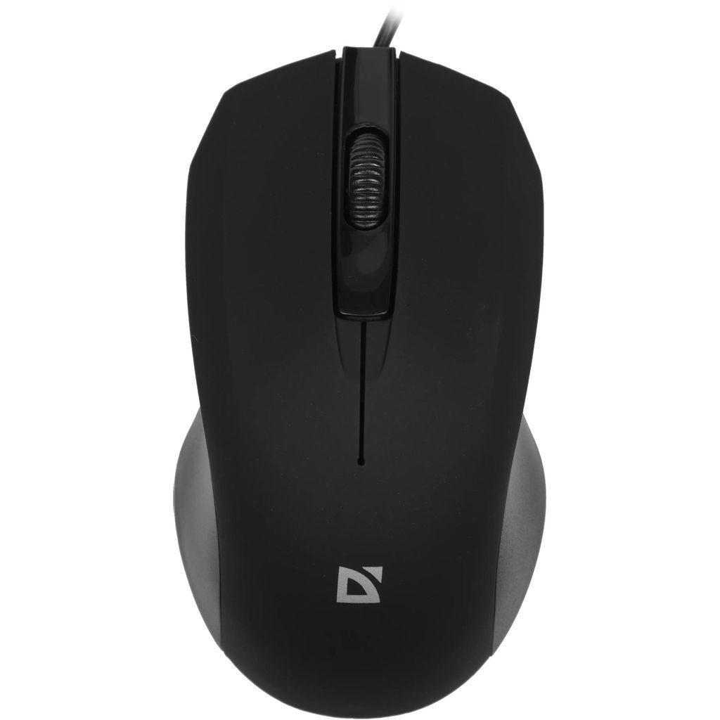 Мышь проводная DEFENDER #1 MM-310, USB, 2 кнопки + 1 колесо-кнопка, оптическая, черная, 52310
