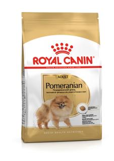 Сухой корм для взрослых собак Royal Canin pomeranian adult породы померанский шпиц, 500 гр., флоу-пак