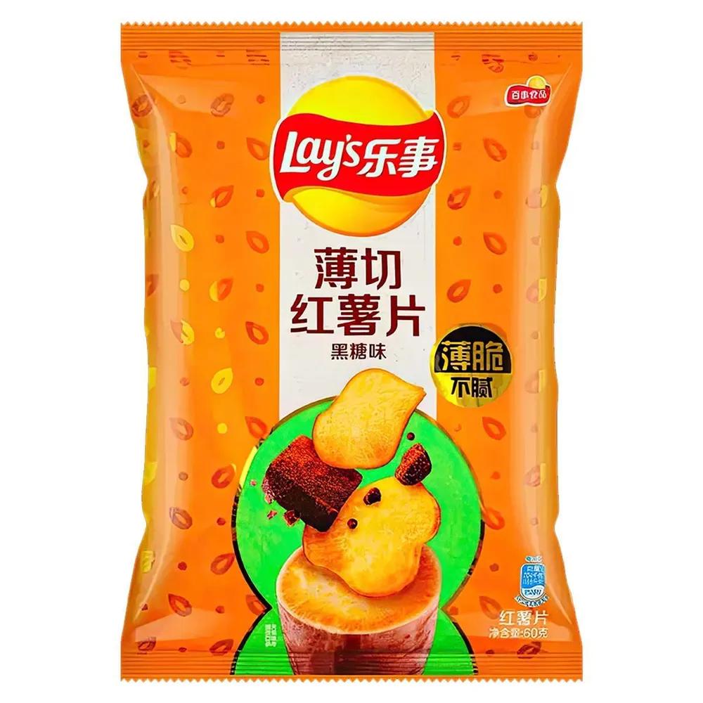 Чипсы Lay's черный сахар 60 гр., флоу-пак