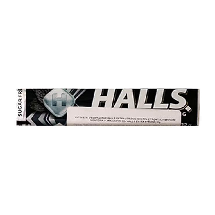 Леденцы Halls XS Sugar free со вкусом ментола 32 гр., обертка