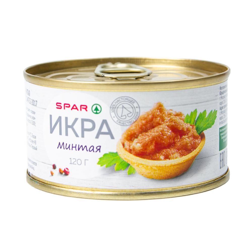 Икра Spar минтая 120 гр., ж/б