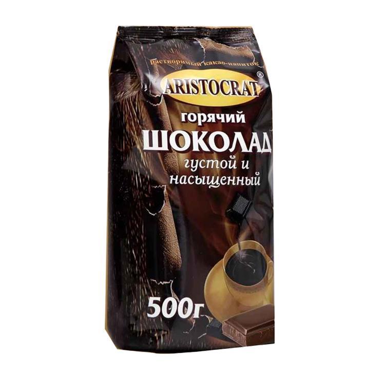 Горячий шоколад Aristocrat густой и насыщенный 500 гр., дой-пак