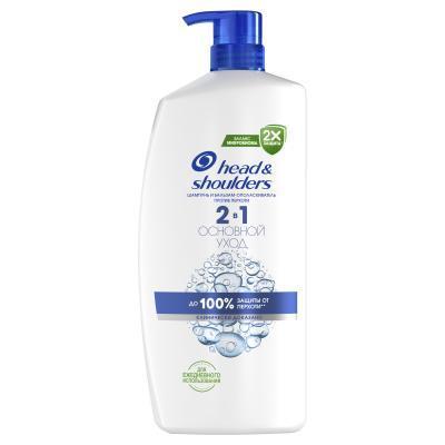 Шампунь Head & Shoulders 2 в 1 основной уход 800 мл., флакон