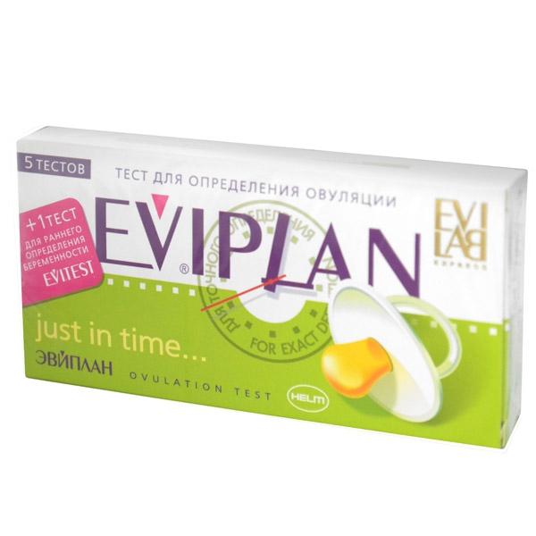 Тест на овуляцию Eviplan полоски 5шт.