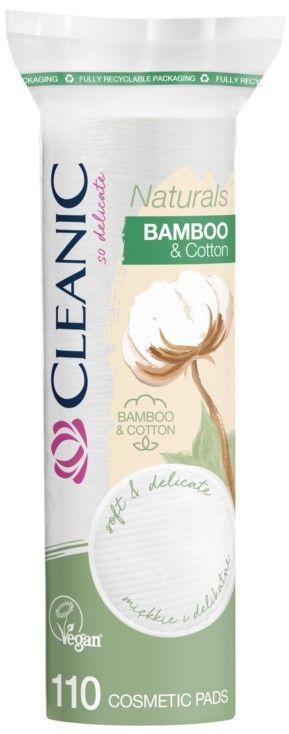 Ватные диски Cleanic Naturals Bamboo & Cotton гигиенические 110 шт. 50 гр., пакет