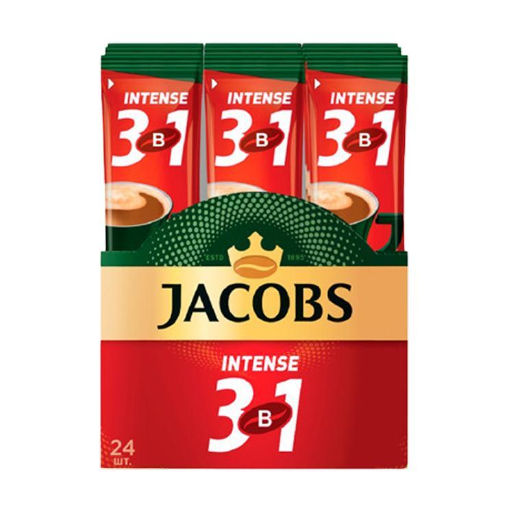 Напиток кофейный Jacobs Intense 3в1 12,6 гр., саше