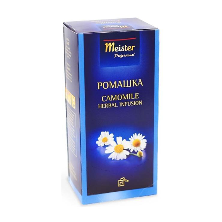 Чай Meister Professional травяной ромашка 25 пак. 45 гр., картон
