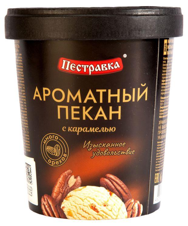 Мороженое Пестравка карамель-пекан 250 гр., ведро