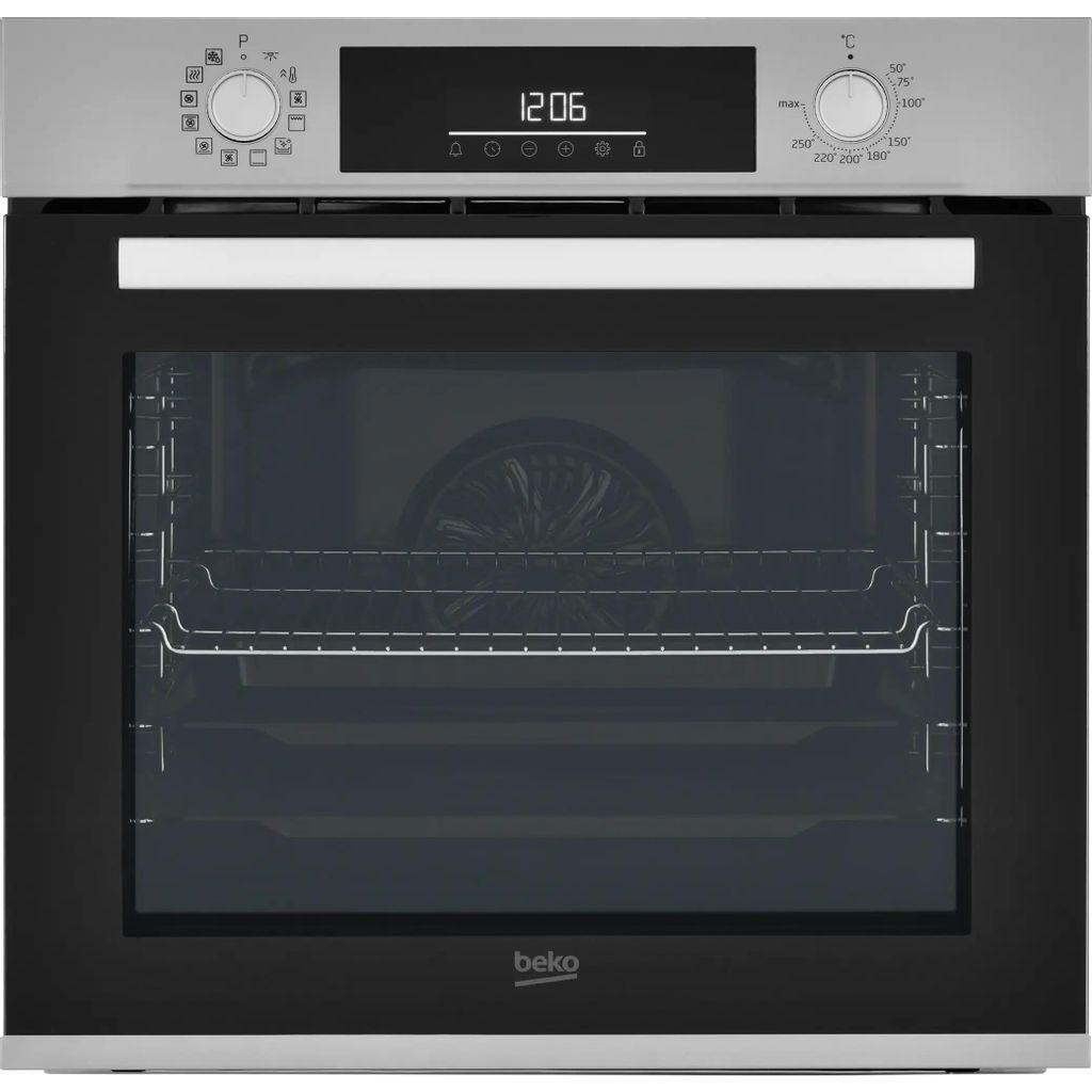 Духовой шкаф электрический Beko BBIM12301X, 72л, дверца с 2 стеклами, нержавеющая сталь