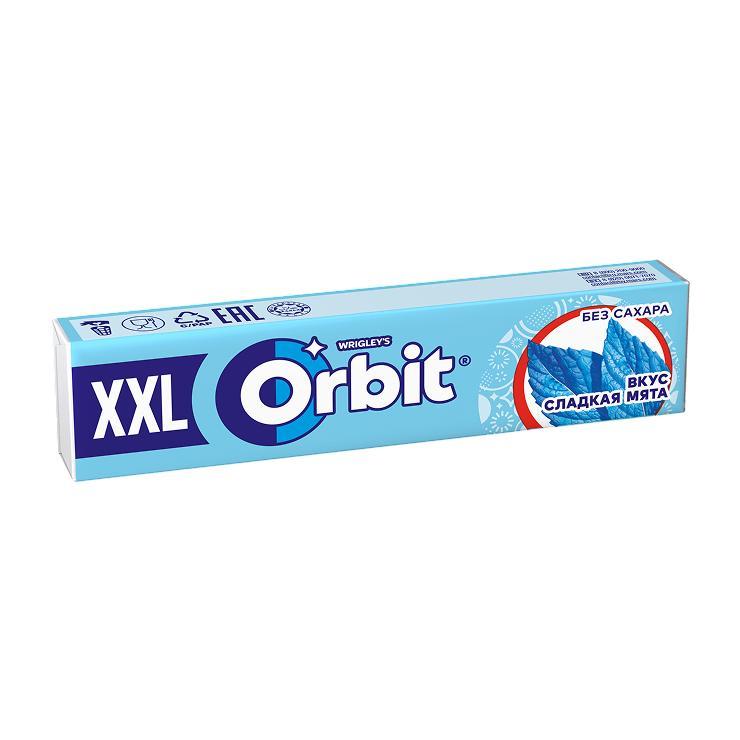 Жевательная резинка Orbit XXL Сладкая мята 19 гр., обертка
