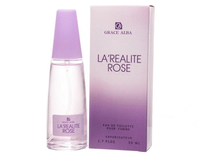 Туалетная вода серии для женщин, Понти Парфюм Grace Alba La' realite rose, 50 мл., картонная коробка